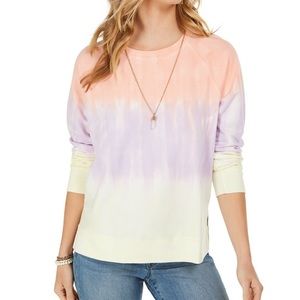 Style & Co. Tie dye Sweater Top, Large. MSRP $49.50